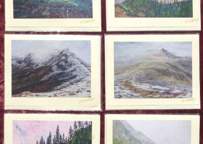 David Starley Mountainscapes £2.50 each or 5 for £10