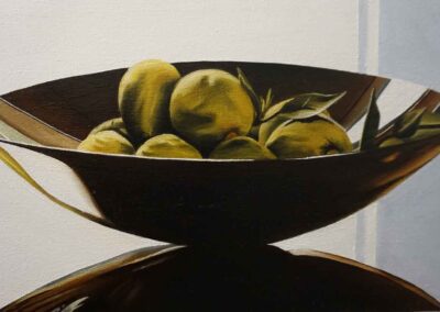 Amy Charlesworth AC117 'Limes in a Bowl' 55x32cm £50
