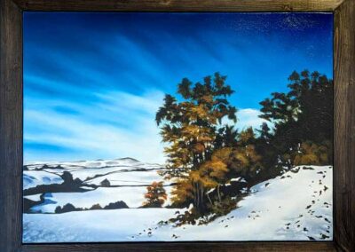 Amy Charlesworth AC136 'A Yorkshire Winter's day' framed to 70x55cm £260
