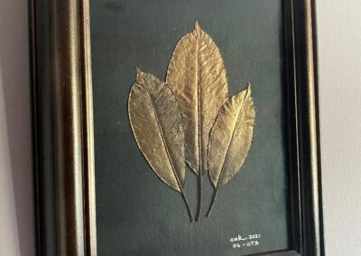 Andrew Michael AM01 3leaf into bronzed frame £40
