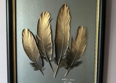 Andrew Michael AM04 Metallic feathers £40