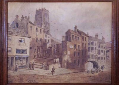 Arthur McArthur c1828-1892 AM08 'Bradford Parish Church from Broadstones ' watercolour 51x39cm, framed to 57x45cm £200