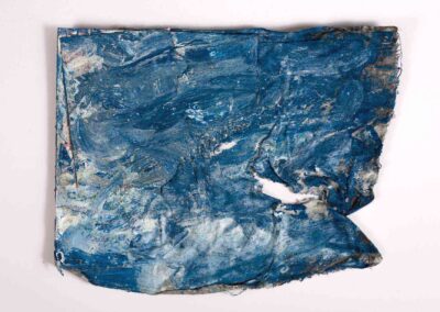 Ben Snowden BS30 'Caught in the seas veil'. mixed media on cloth and card. 29cm x 38cm. £325
