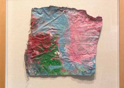 Ben Snowden BS40 'Feeling Better' Mixed media on cloth 47x56 £145