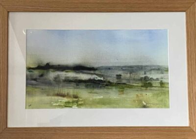 Caroline Hardaker CH10 'Night Mail' Watercolour 23.5x15.5in £250