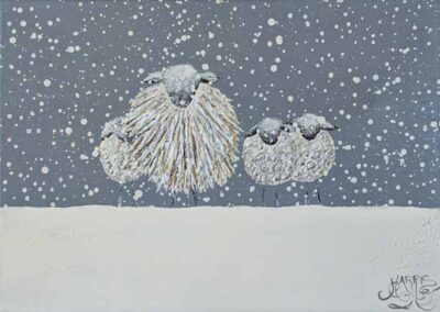 Christina Harris CAH30010 'Is this Winter, Mum' Acrylic 14x10in £125