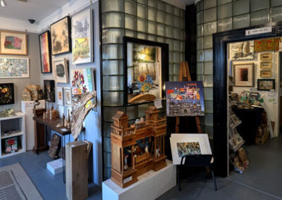Interior, looking W