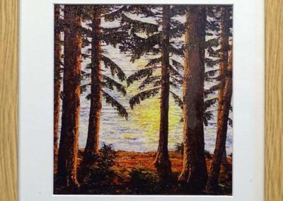 DS Framed Print. Windermere Pines (ds482) 29x30cm £40