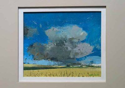 Dan Metcalfe DM10 'Distant Thunder' oil 26x22cm framed to 42x36cm £295