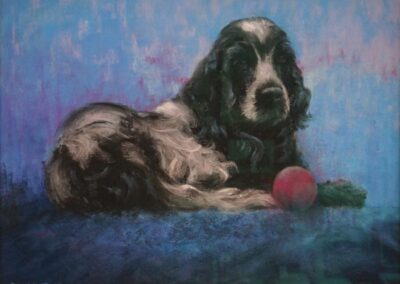 Denise Mitchell DM05 'Don't Want to Play' Pastel 65.5x55.5cm £595