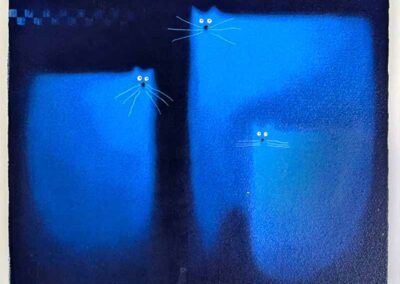 Govinder Nazran 1964-2008 GN06 'The Girls' Photo Lithograph 40 of250 framed to 68x64cm pic wo frame £320