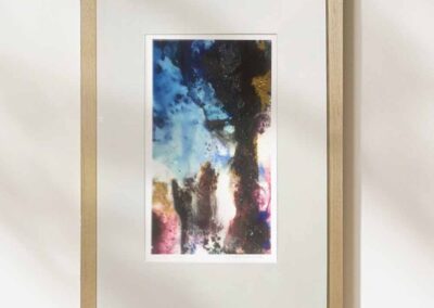 Helen Shearwood HS100020 'Molten Lava' Acrylic on photograph framed to 47.5x33cm £70