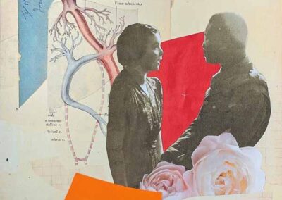 IanTothill IT10 'Buy Less, Feel More' Giclee Print of Collage framed to 45x32cm £60