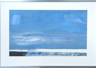 Jack Hellewell JHE01 Western Approaches, English Channel watercolour 48x30cm framed to 29x40cm £175