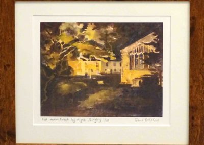 Jane Fielder 220JS-11 'Old Main St., Bingley' Inkjet Limited Edn print 11of20 20x15cm med wood frame 36x30 sold