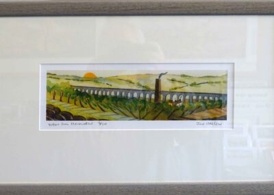 Jane Fielder 98JS-13 'Yellow Sun, Hewenden' Ltd. Edn. Giclee print grey frame to 48.3x29.7 £70