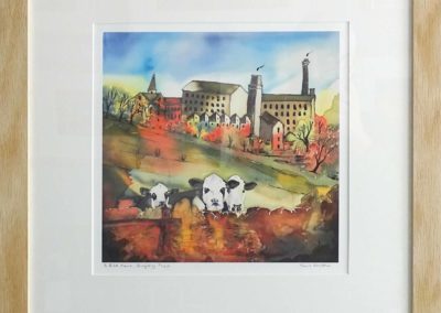 Jane Fielder JF 317JS 3 rise Cows Bingley. Limited edition giclee printLike this but framed in white £185