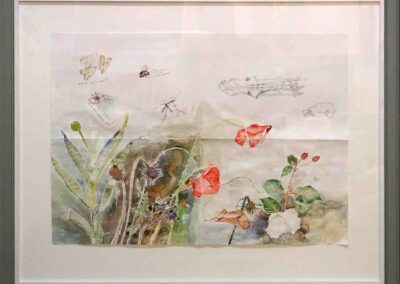 Jane Fielder JF503K 'If Only You Knew What Joy You've Given Me'.watercolour Framed to 63x79cm £320