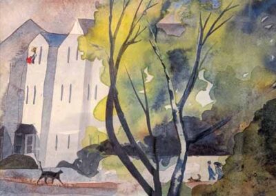 Jane Fielder JF671JS 'Brave cat, Millgate, Bingley' embellished print £114