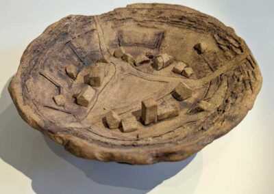 Jane Hurford JHU49 'Dales Village' stoneware £65