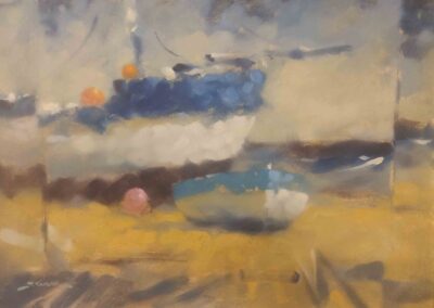 Jeremy Taylor JT08 'Beadnell Abstraction' oil £450