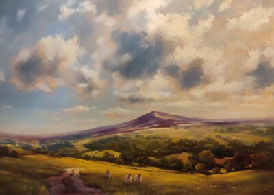 Jeremy Taylor JT20 'across to Beamsley Beacon' oil framed £550