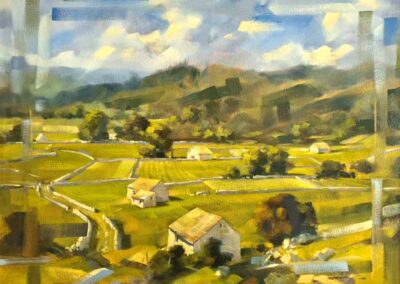 Jeremy Taylor JT27 'To Grass Wood' Oil on Canvas. 24x18 £450lr