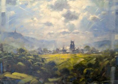 Jeremy Taylor JT29 'Heptonstall' watercolour framed to84x69cm SOLD