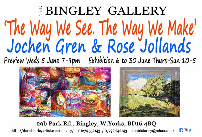 Previous Exhibition: Jochen Gren and Rose Jollands ‘The Way We See. The Way We Work’ 6-30 June 2024