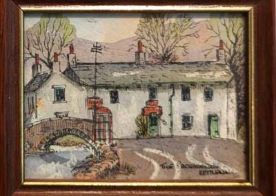 John Butterfield 1913-97 JBD16 'Packhorse-Kettlewell' pen and watercolour 3x4in £28