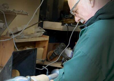 John Douglas at work