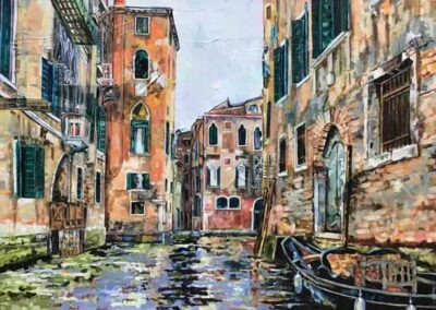 Josie Barraclough JB50 Venice 60cmx85cm Mixed Media £575