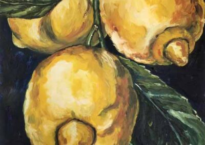 Josie Barraclough JB70 'Lemons' 60x42cm Oil £300