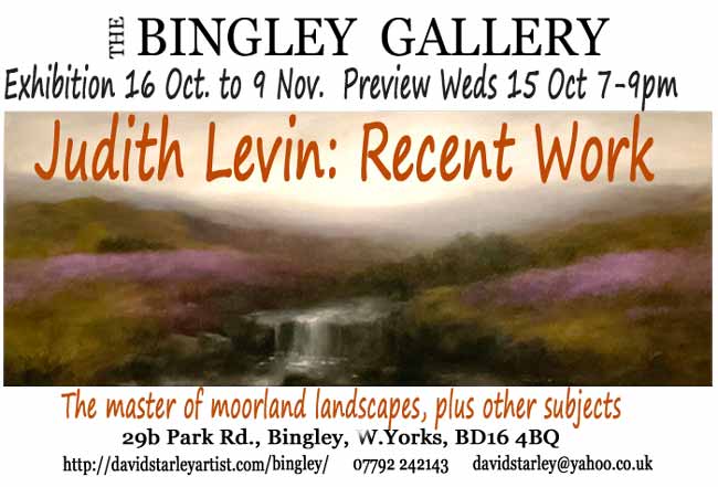 Previous Exhibition: Judith Levin Solo Exhibition 19 Oct to 9 Nov 2025