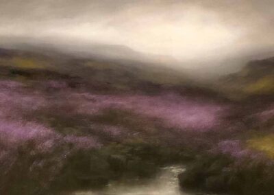 Judith Levin JL103 'Rainwater Brook' Oil of Canvas 16x40ins £1800