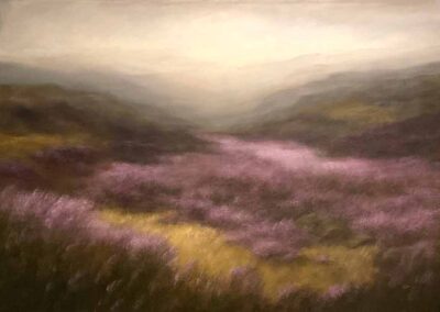 Judith Levin JL104 'Heather Valley' Oil of Canvas 30x40ins £1950 SOLD