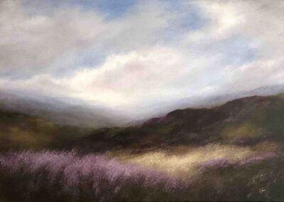 Judith Levin JL61 'Fairweather Cloud'. Oil on canvas 16.5x23in £650