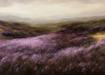 Judith Levin JL79 'After Rains II' Oil on Canvas 60x30in £2700