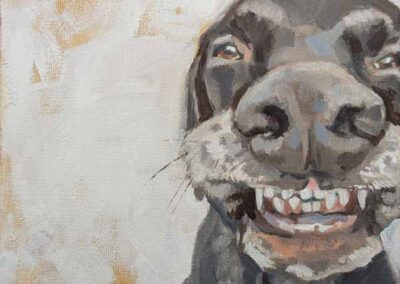 Karen Harman KRO15 'Let it Shine' oil 20x20cm £95