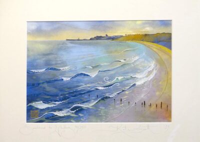 Kate Lycett KL31 'Sandsend to Whitby' Ltd. Edn. enhanced print 62of150 40x50cm Sold but hoping to re[lace
