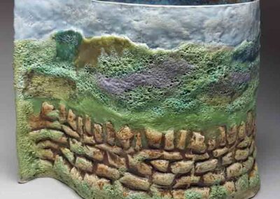 Kath Bonson KB2676 S-curve Landscape Vase £100