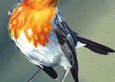 L Amy Charlesworth AC161 'King of my Castle' 24 x 35cm  SOLD