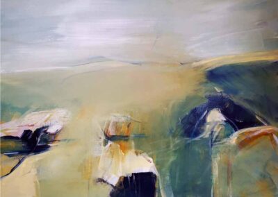 Leyla Murr LM66 'Beach' Acrylic on canvas 80x60cm £450