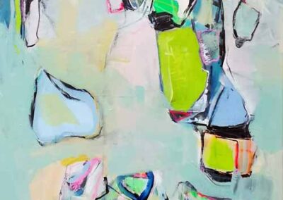 Leyla Murr LM72 'Summer Holidays' Acrylic on canvas 40x50cm £450