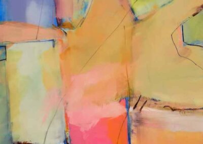Leyla Murr LM74 'Sweet Spot' Acrylic on canvas 61x46cm £495