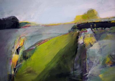 Leyla Murr LM79 'Meadow' Acrylic on canvas46x61cm £450