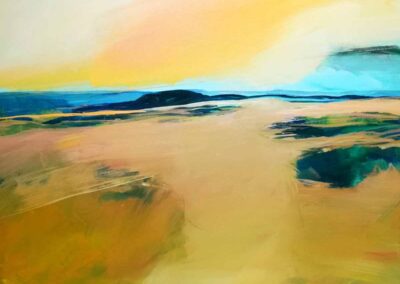 Leyla Murr LM85 'Sunny Retreat' Acrylic on canvas 80x60cm £850
