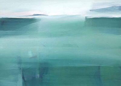 Leyla Murr LM87 'Moorland Walk' Acrylic on canvas 61x51cm £395