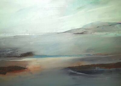 Leyla Murr LM88 'Robin Hoods Bay' Acrylic on canvas 84x59cm £750