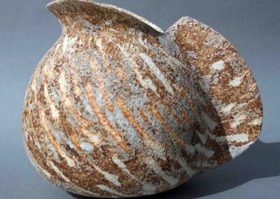 Lis Holt LH96 Medium bird vessel. Coiled stoneware h14cm £130